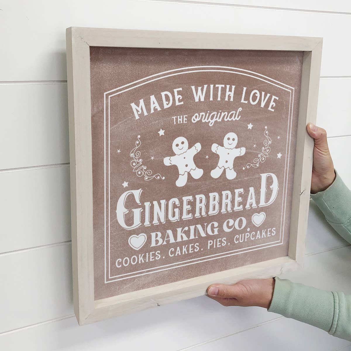 Made With Love Gingerbread Baking Co - Christmas Canvas