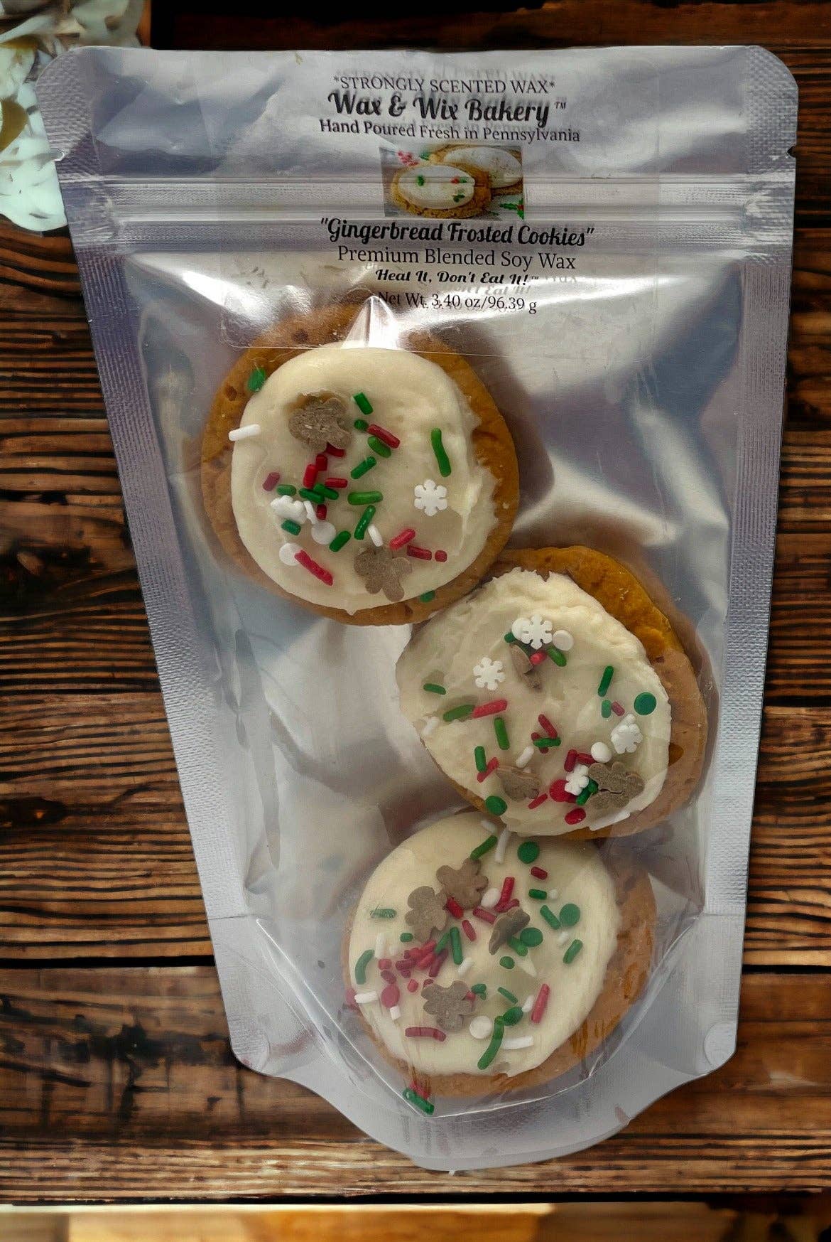 Gingerbread Cookie Wax Melts. Soy Wax Melts.