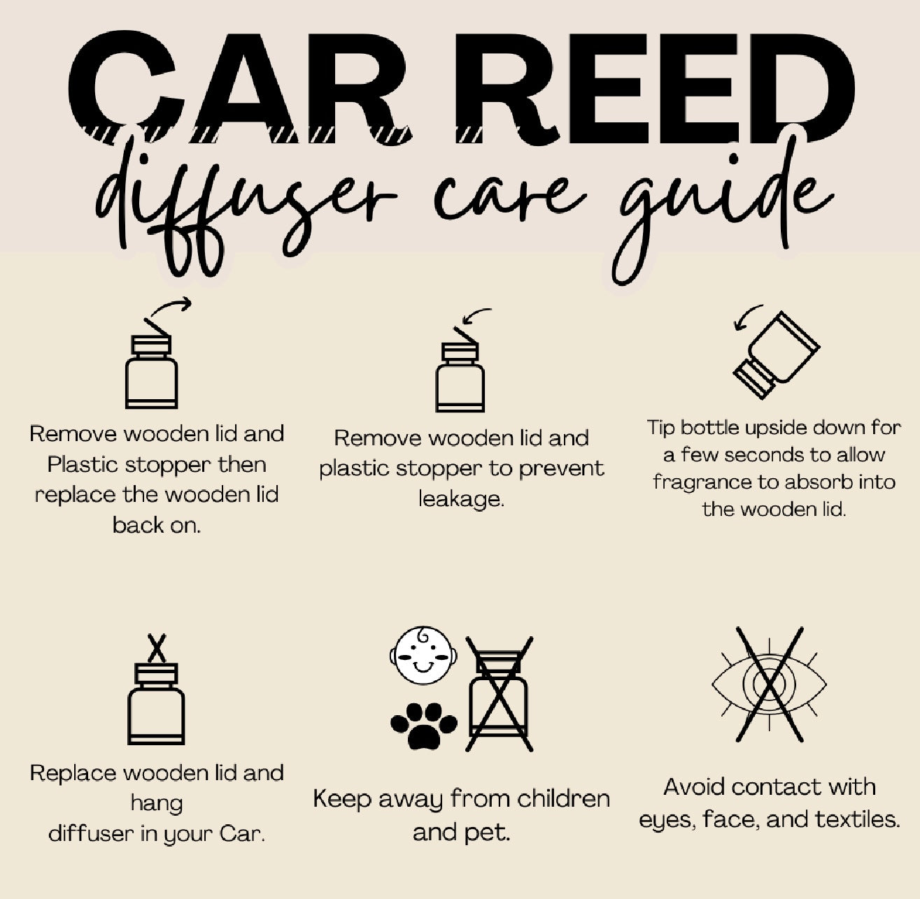 Hanging Car Difussers | Midnight Manhattan