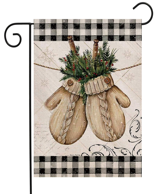 Winter Mittens Garden Flag