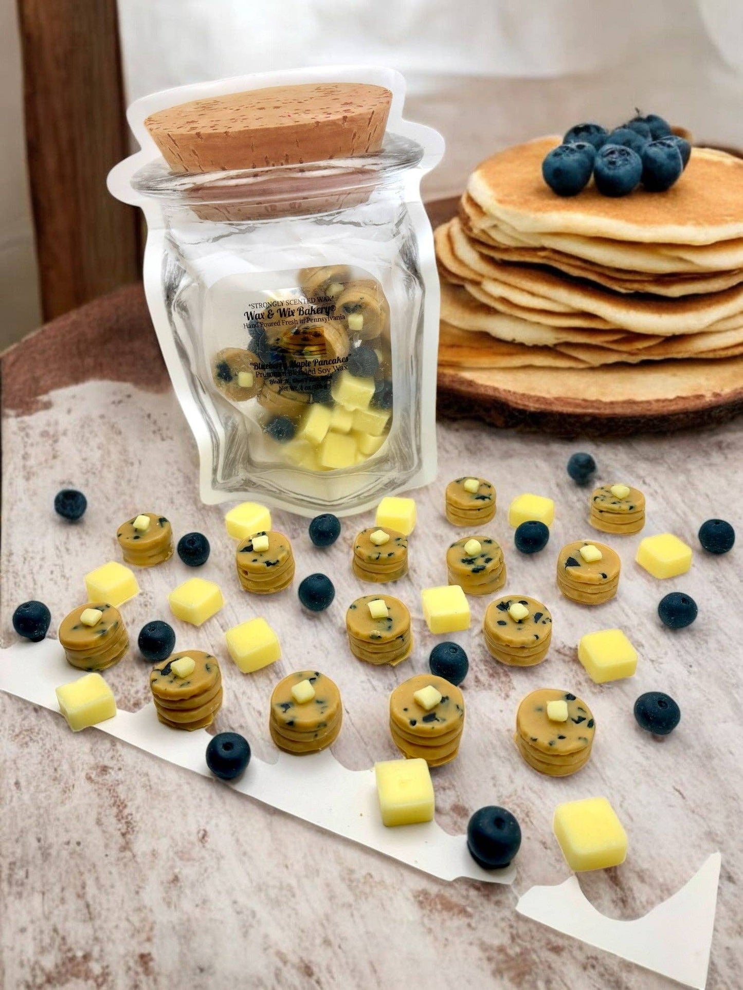 Blueberry Maple Pancakes Wax Melts. Soy Wax