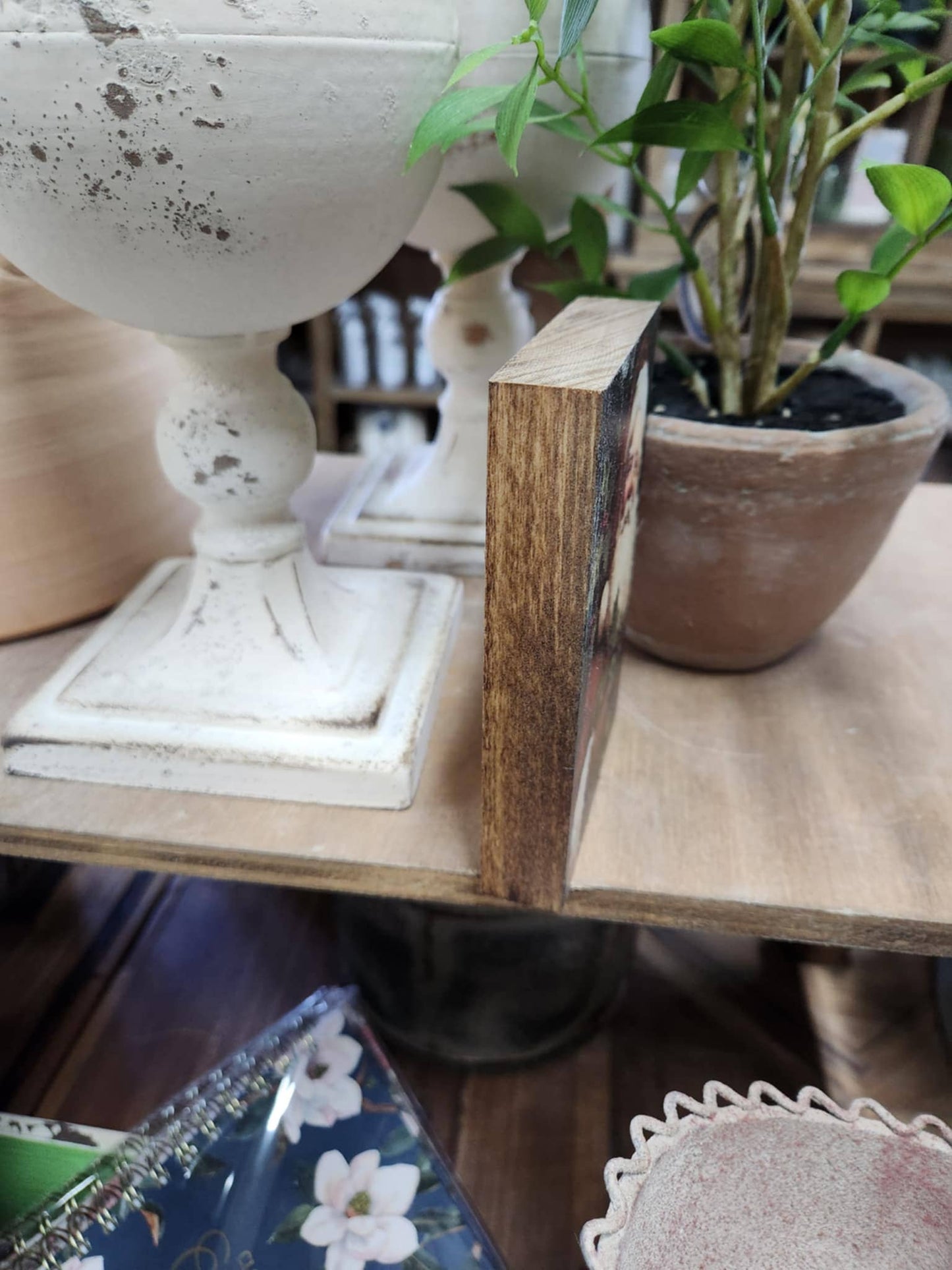 3.5x5" Printed Block Christmas Truck