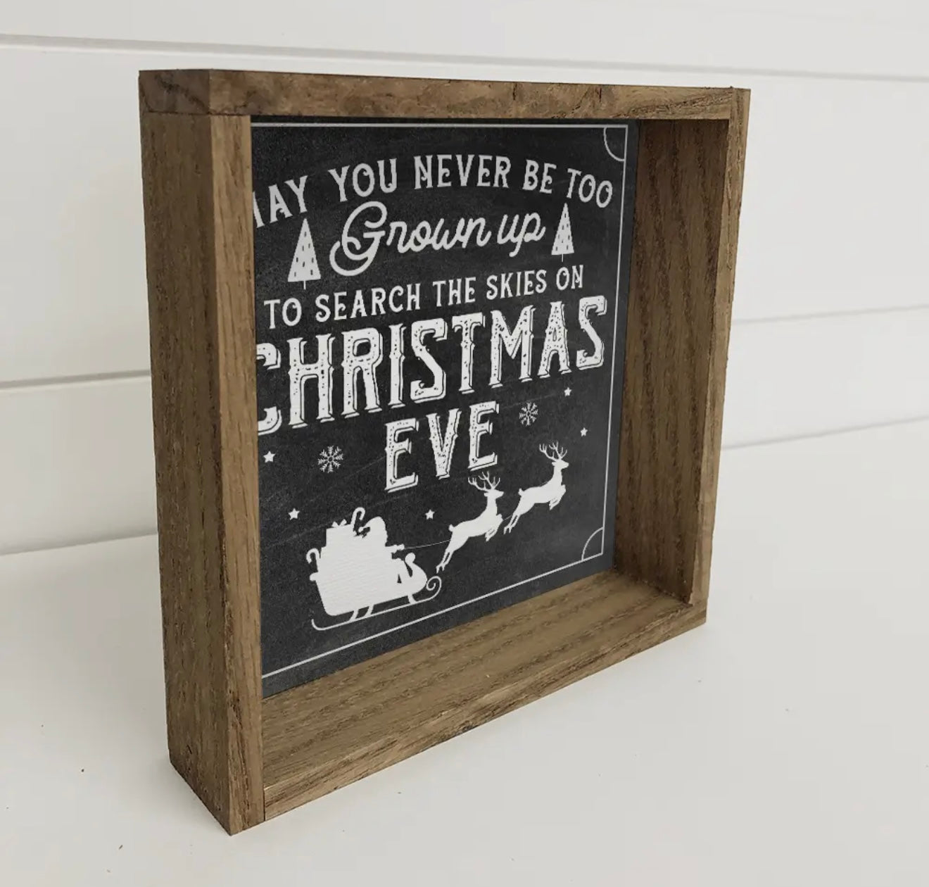 Christmas Eve Wood Sign