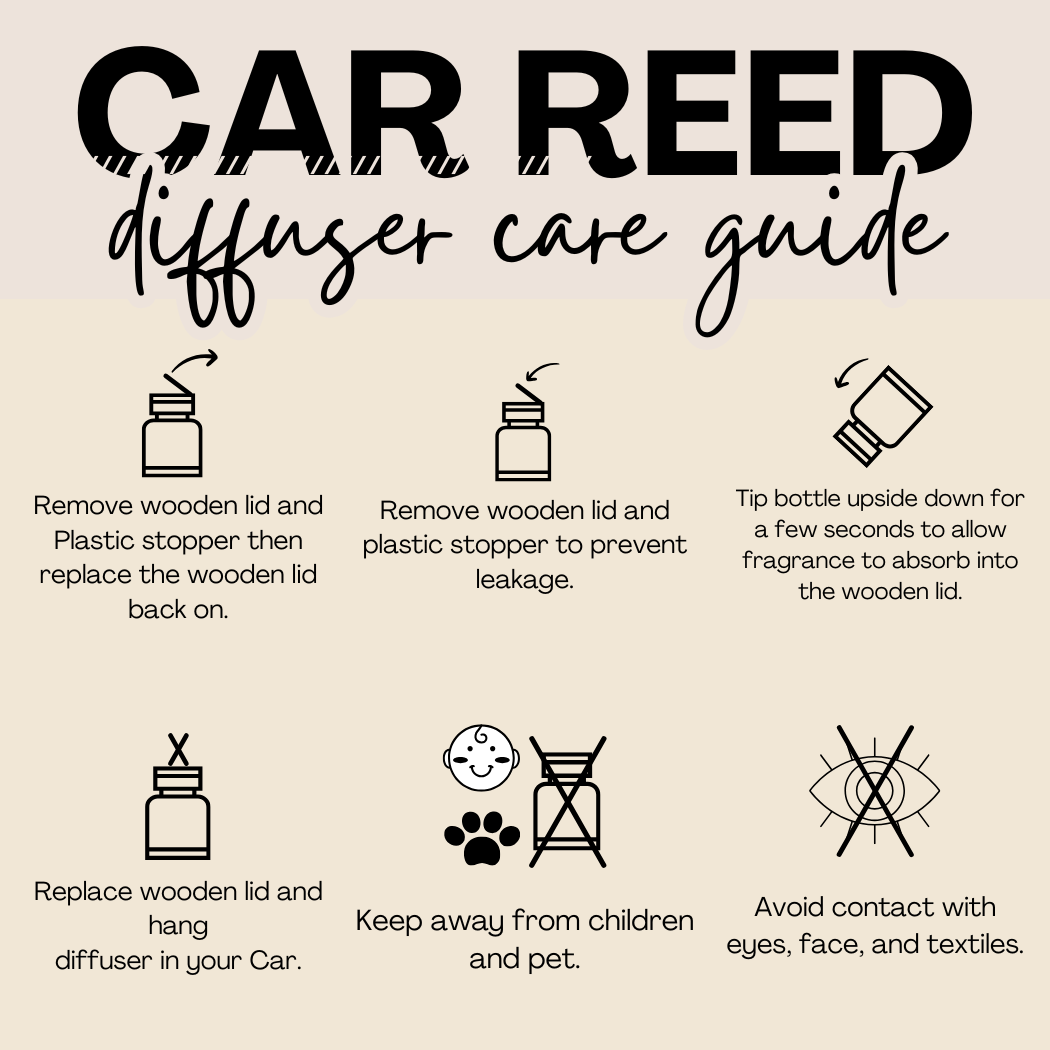 Hanging Car Diffusers | Vanilla Bourbon