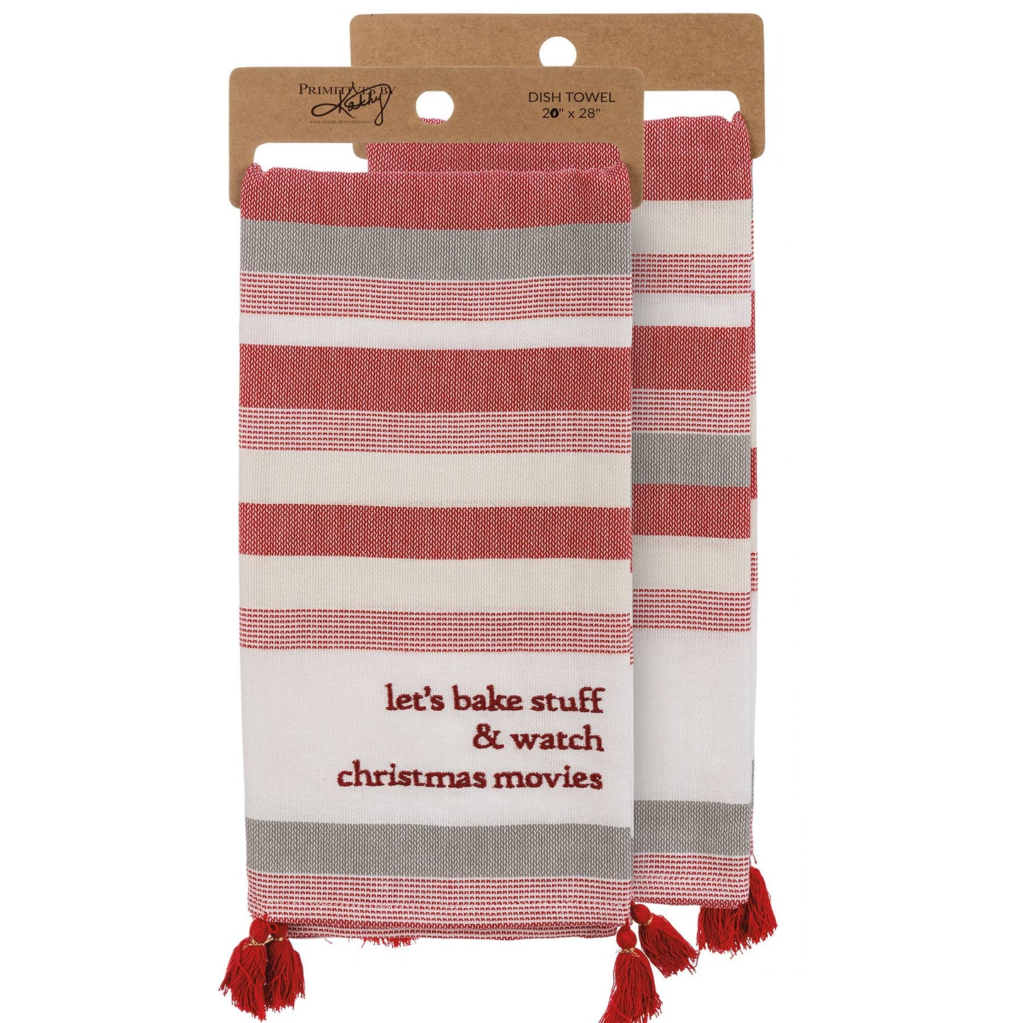 Let's Bake Stuff & Watch Movies Kitchen Towel