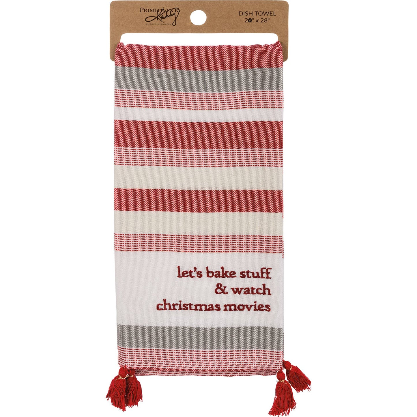 Let's Bake Stuff & Watch Movies Kitchen Towel