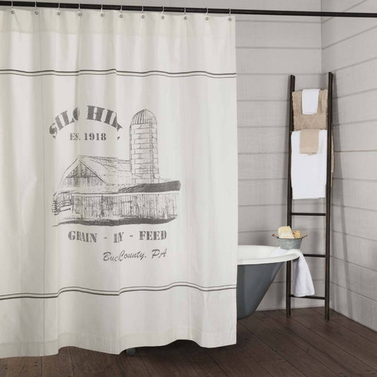 Silo Hill Shower Curtain 72Lx72W